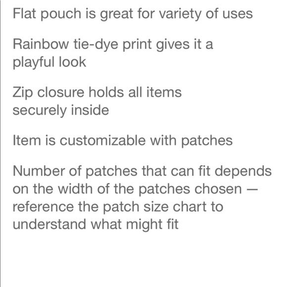 Stoney Clover Lane x Target Tie dye zipper pouch - Picture 4 of 7